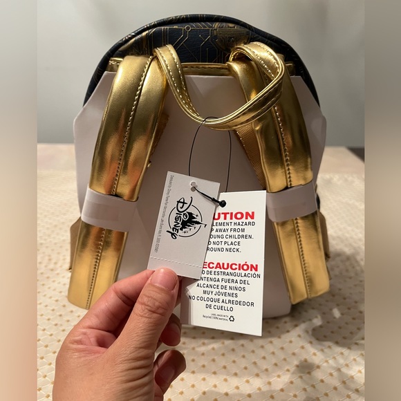 DISNEY PARKS STAR WARS GALAXY'S EDGE DROID DEPOT R2-D2 C-3PO BACKPACK - Picture 4 of 8